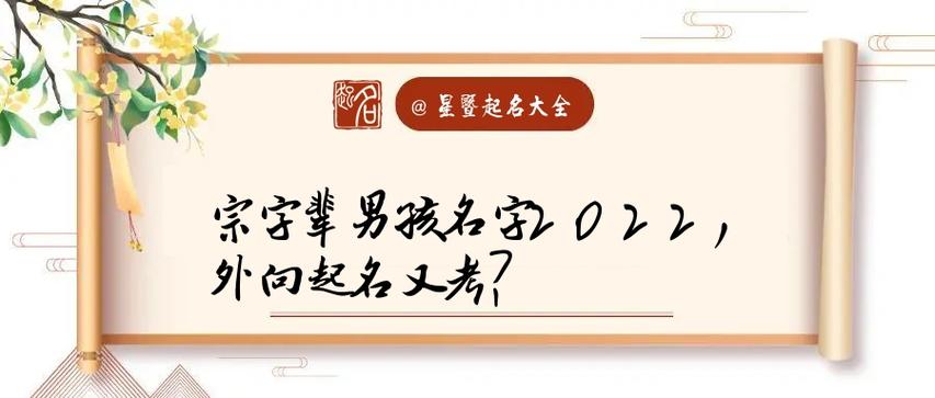 宗字取名男孩名字