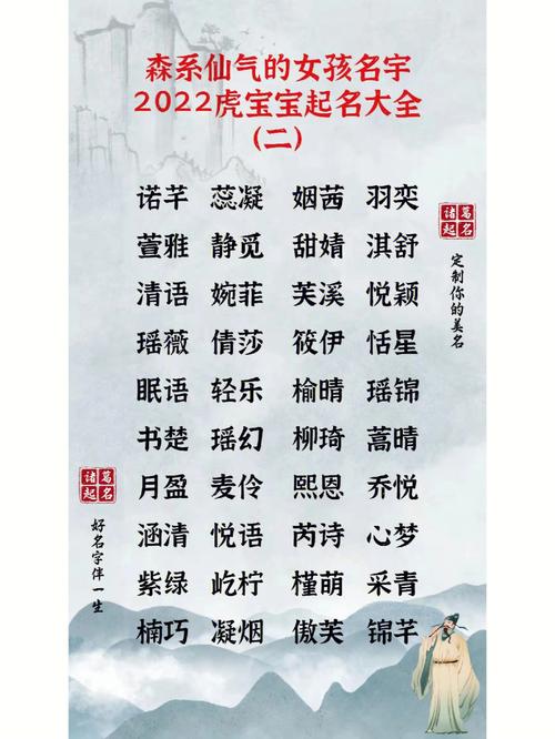 超好听的女孩名字大全