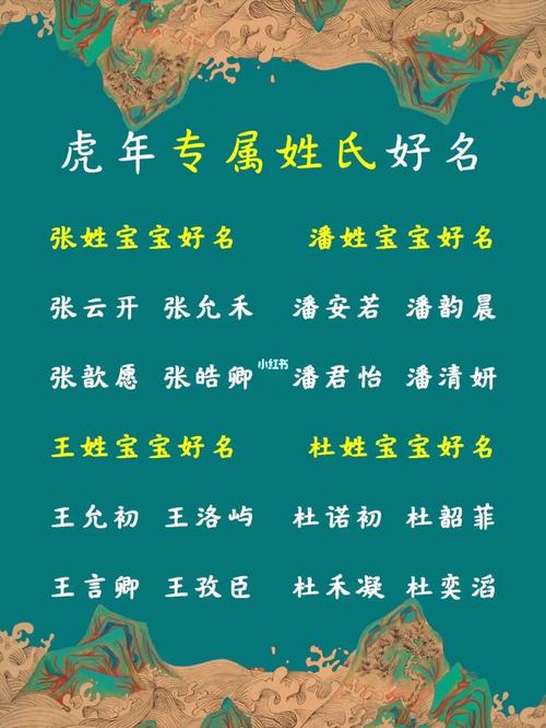 虎年潘姓女孩大气响亮的名字