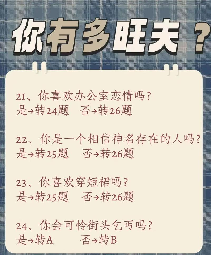 测一测哪种男人最旺你