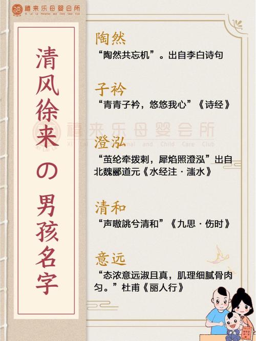 诗经楚辞当中的男孩名字