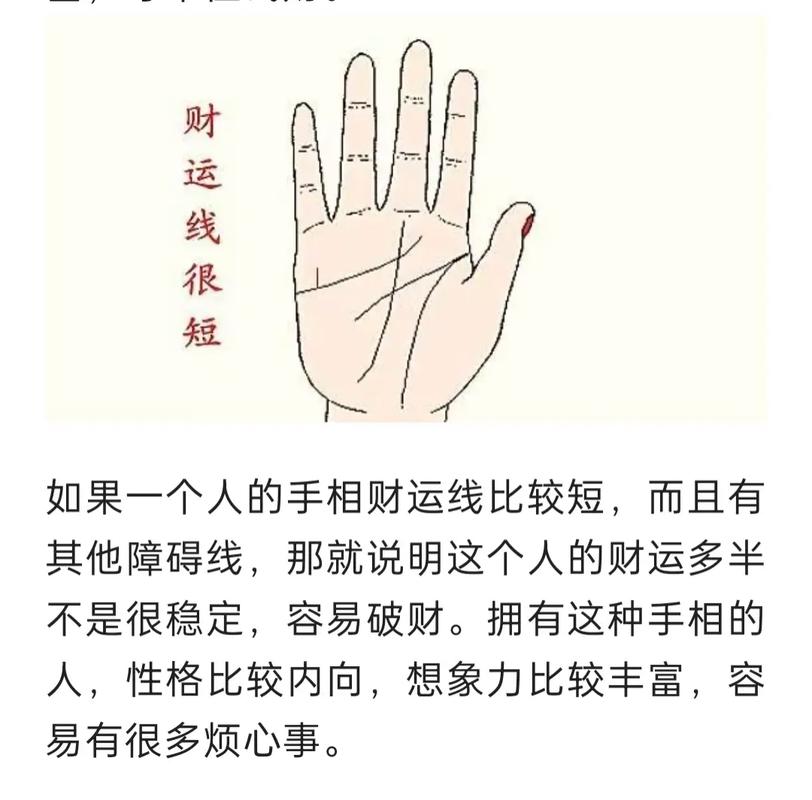 手相财运线男,手相有两条财运线的含义