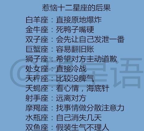 说话做事从不考虑后果的星座,常常四面树敌