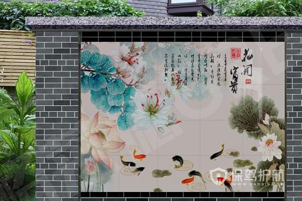 大门前的挂墙装饰和画有什么风水禁忌?