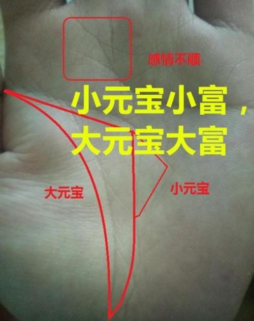 看手相有金元宝