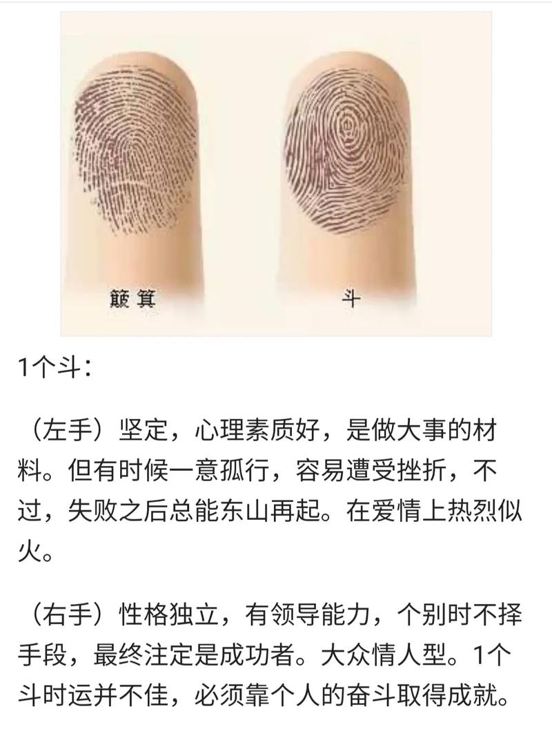 手相图解-手上斗簸箕解析你性格
