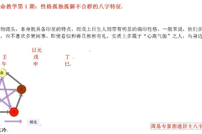 性格孤僻的八字特征有哪些