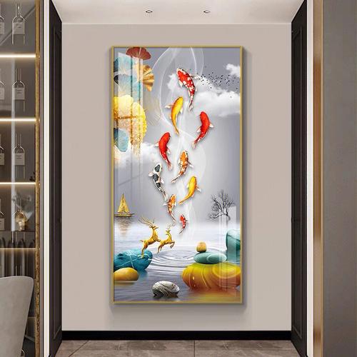 最旺入门玄关正对大门挂画有哪些