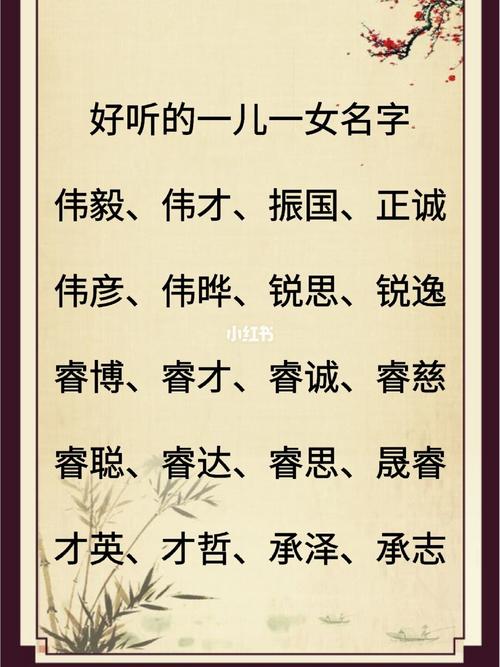 鼠宝宝姓宗男孩名字好听大全