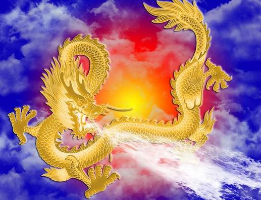 梦见天上金龙若隐若现