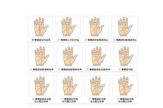 女人手相测算图解