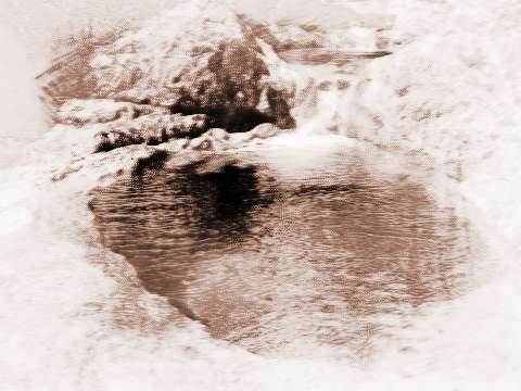 梦见水潭挡路