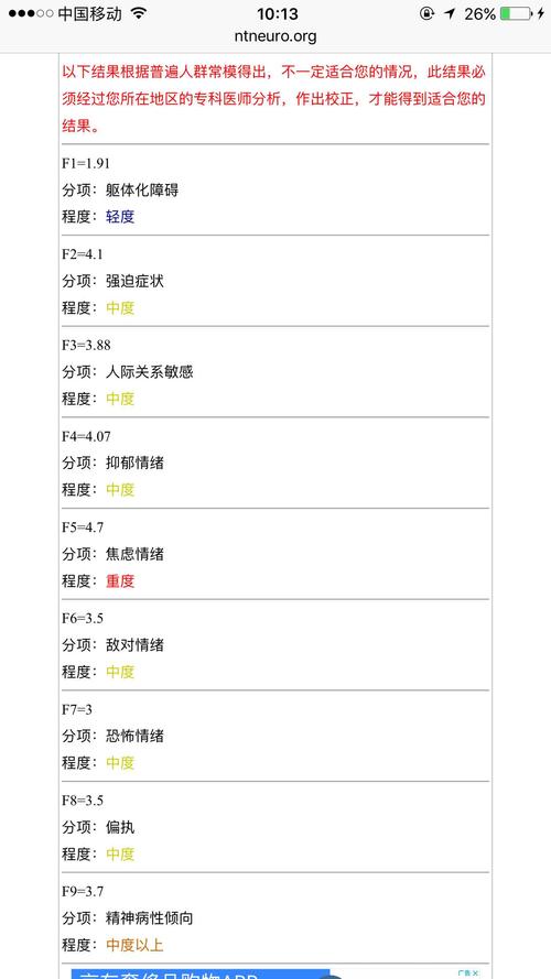 scl-90症状自评量表结果怎么看
