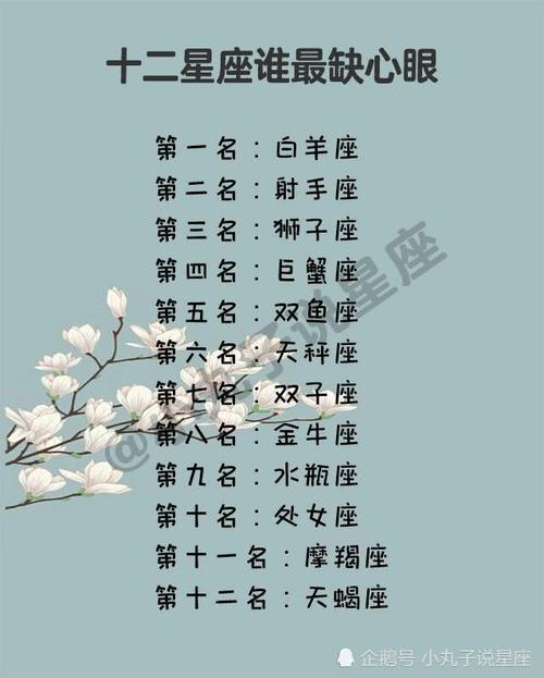 喜欢单纯,不喜欢跟人耍心眼的星座