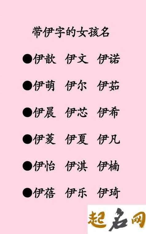 一眼记住的女孩名字最后一个字是益