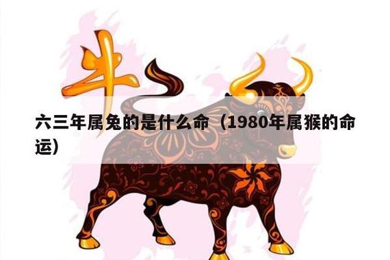 1963年属兔一生的命运