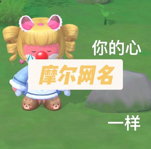 摩尔庄园温柔好听游戏名字