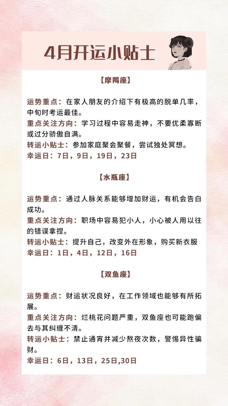 十二星座的开运方法