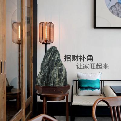客厅放石头位置图片