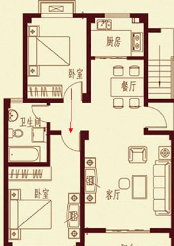 邻居门对门风水化解图，让你远离是非