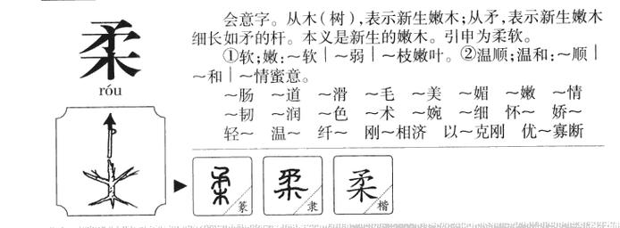 柔字属金还是木