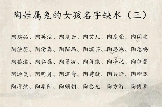 缺水女宝宝起名字文艺好听的女孩取名字五行属水的字有哪些