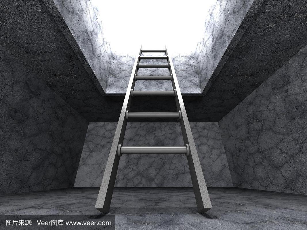 爬塔里的梯子