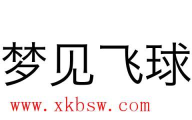 梦见飞球是什么意思