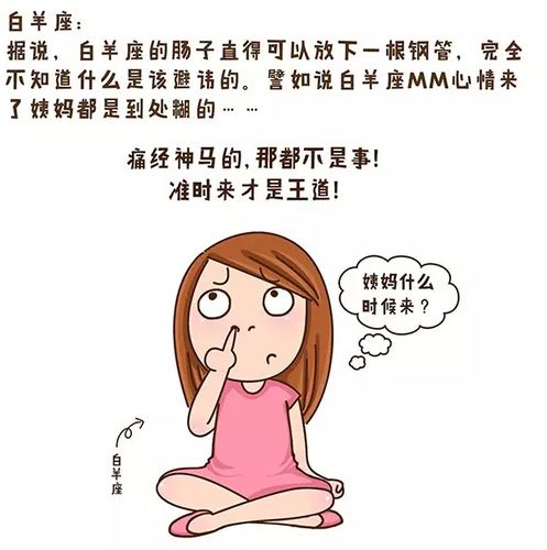 白羊座来大姨妈时的反应