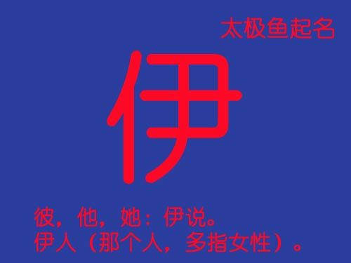 伊代表的含义 伊有啥含义