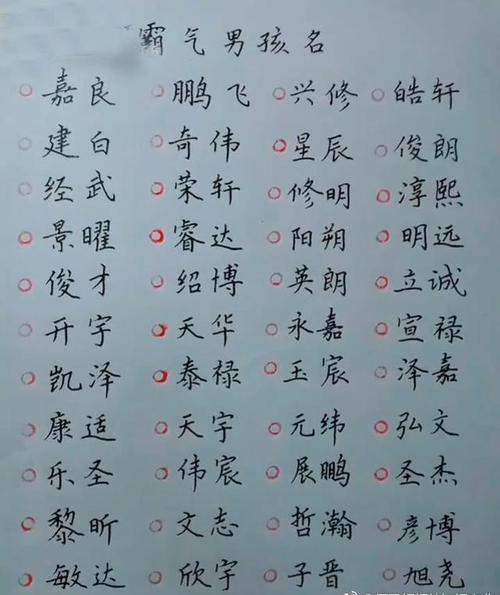 含靖字的男孩名字库