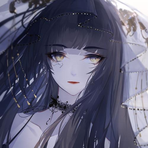 天蝎座二次元头像女