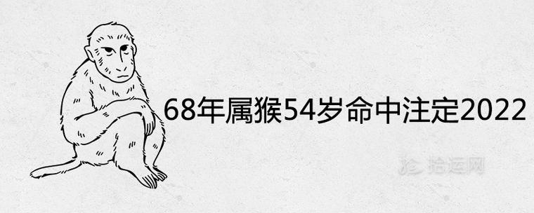 68年属猴54岁命中注定