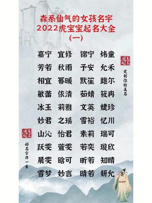 2022年虎女宝宝取名字大全,2022属虎的宝宝取名字大全