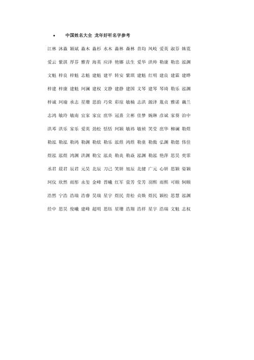 全姓取名字好听名字
