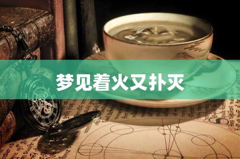 梦见柴火着火又浇灭了
