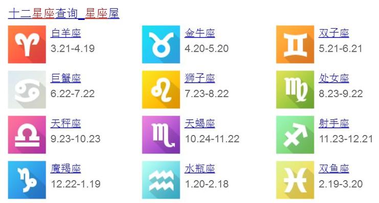 星座查询照片