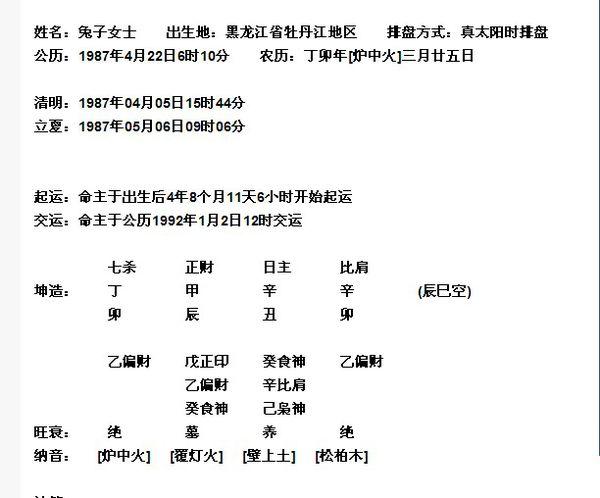 八字财运分析 1981年出生人的财运好不好