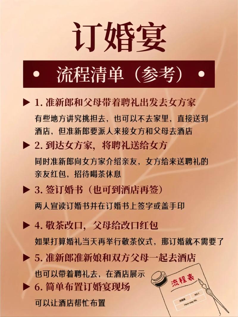 现代订婚需要准备什么