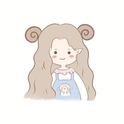 白羊座可爱头像女生萌萌哒