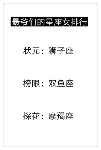 哪些星座女最爷们