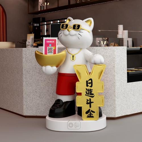 服装店里放什么招财?招财的店铺摆件