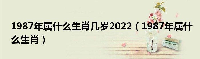 八八出生属什么生肖,87年男和88年女生个什么属相的宝宝好