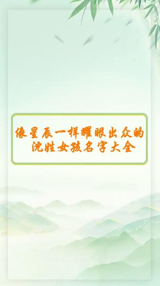2023年闰二月十九出生沈姓女孩名字
