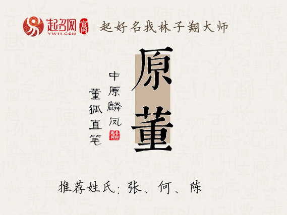 董好听的名字