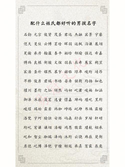 姓万的男孩名字好听顺口的
