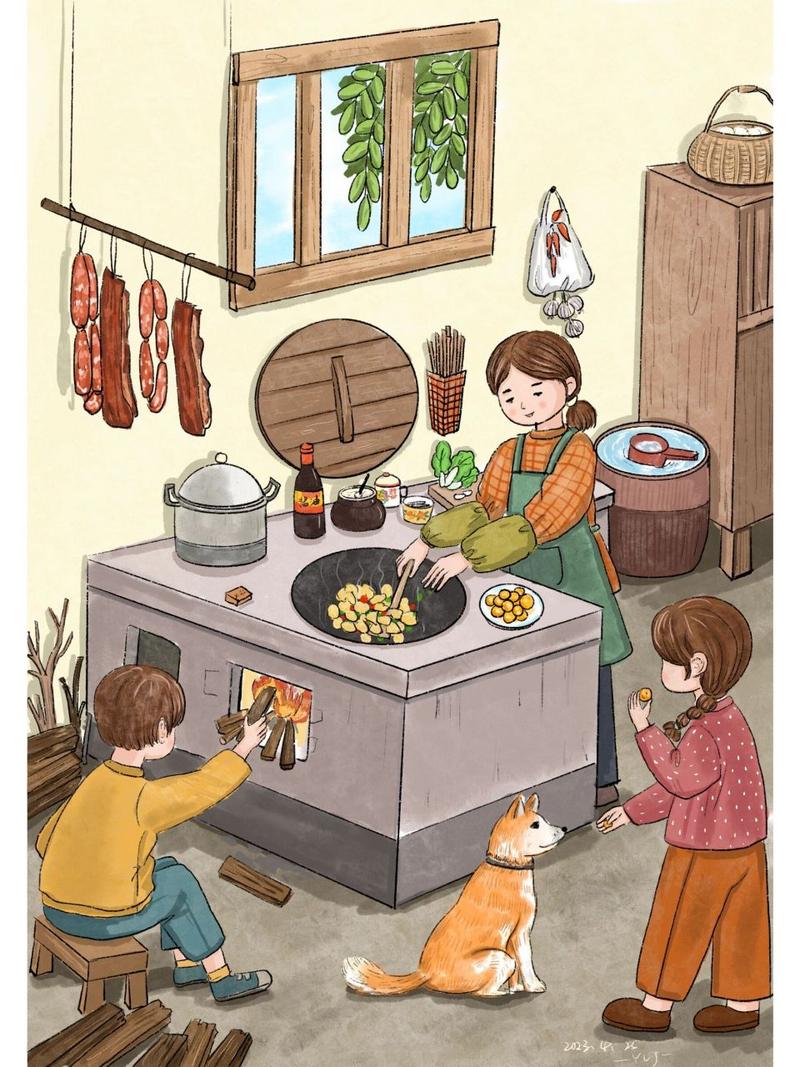 梦见烧火做饭