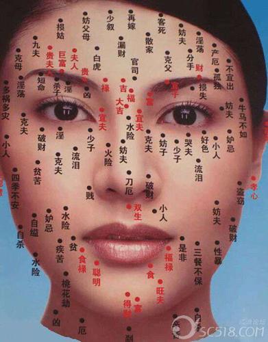 女人五官面相图解大全富贵命的特征