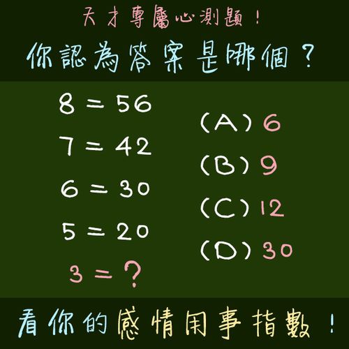 测你在感情中的误事指数有多高