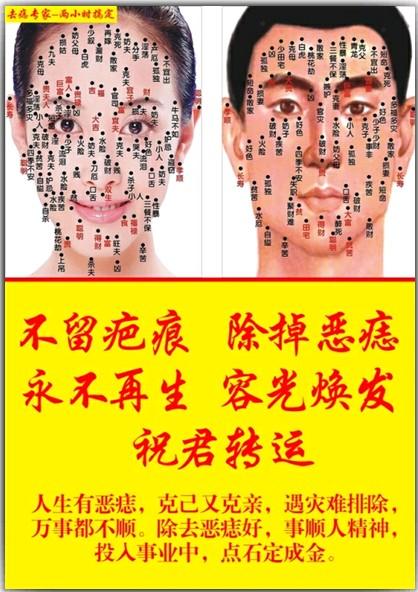 三痣一线命相代表了什么